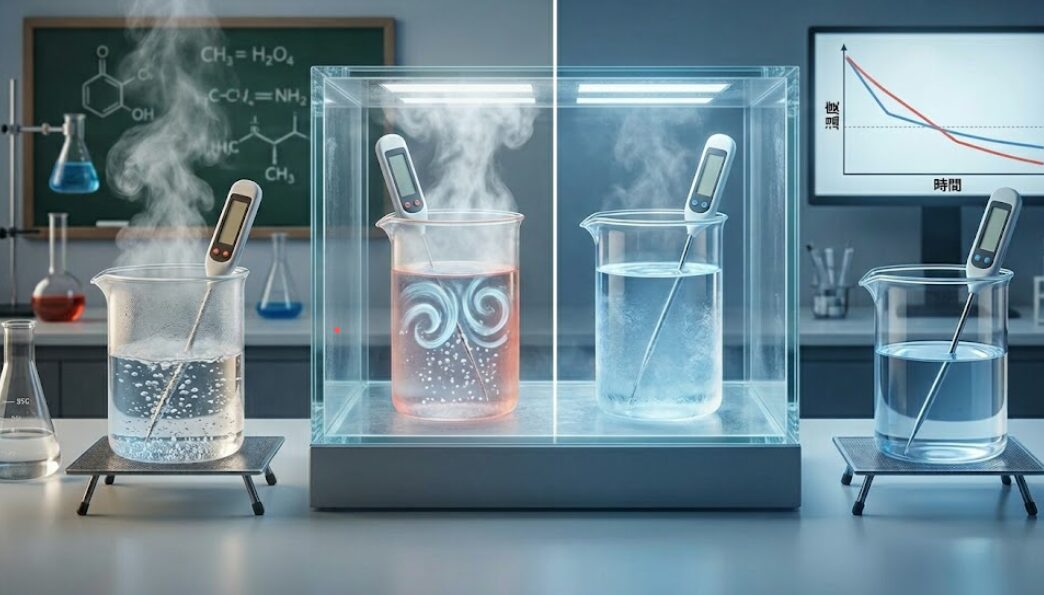 「急がば回れ」は量子力学でも真実だった？お湯が水より早く凍る「ムペンバ効果」の驚くべき正体