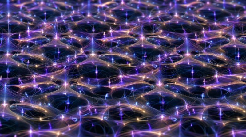 人類が初めて目にする、未知の配列を持つ新物質の状態