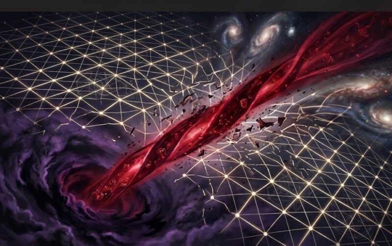 初期宇宙の深淵からの光によって崩れ去る
