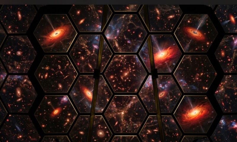 JWSTの黄金の六角形ミラー越しに見える、常識が書き換えられた新しい宇宙の夜明け