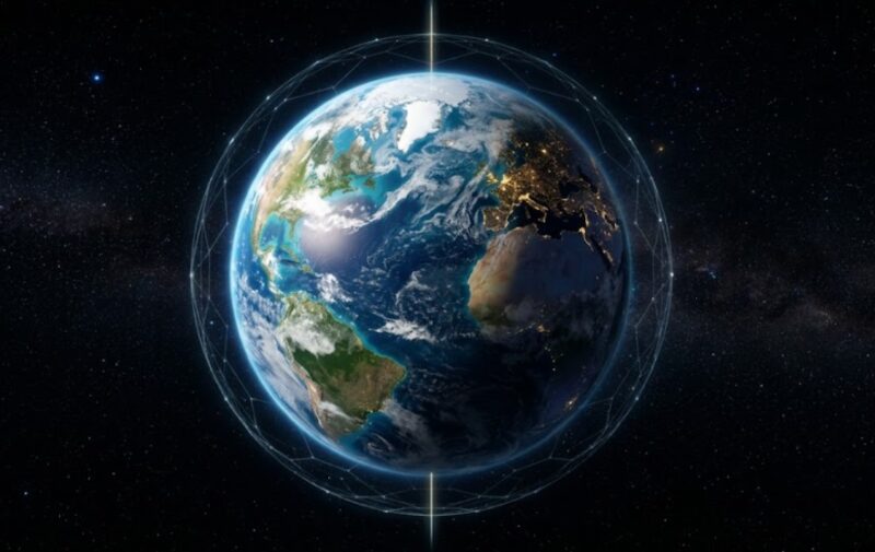 広大な宇宙空間の中で、自転軸を強固に保ち続ける地球の巨大なジャイロ効果